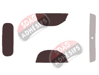 Kit film teinté Porsche Boxster (1) Phase 2 Cabriolet 2 portes (2003 - 2004)