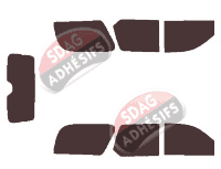 Kit film teinté Cadillac Escalade (3) 5 portes (2006 - 2014) Kit film teinté Cadillac Escalade (3) 5 portes (2006 - 2014)