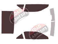 Kit film teinté Cadillac XLR Cabriolet 2 portes (2004 - 2010)