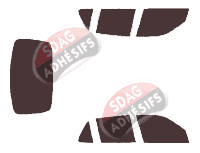 Kit film teinté Saab 9000 Berline 4 portes (1994 - 1998)