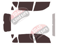 Kit film teinté Ssangyong Rexton (1) 5 portes (2002 - 2017)
