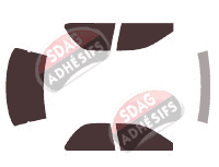 Kit film teinté Subaru Impreza (1) Berline 4 portes (1993 - 2001) Kit film teinté Subaru Impreza (1) Berline 4 portes (1993 - 2001)