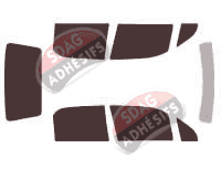 Kit film teinté Chevrolet Matiz 5 portes (1998 - 2005)