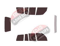 Kit film teinté Toyota RAV4 (1) 5 portes (1994 - 2000) Kit film teinté Toyota RAV4 (1) 5 portes (1994 - 2000)