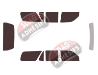 Kit film teinté Toyota 4Runner (2) 5 portes (1995 - 2002) Kit film teinté Toyota 4Runner (2) 5 portes (1995 - 2002)