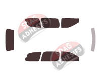Kit film teinté Toyota Sienna (1) 5 portes (1998 - 2003)