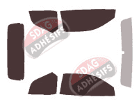 Kit film teinté Aston Martin DB7 (1) Open Top Cabriolet 2 portes (1993 - 2004)