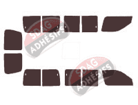 Kit film teinté Toyota Hiace (4) 5 portes (1995 - 2006)