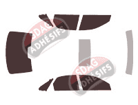Kit film teinté Volvo S80 Berline 4 portes (1998 - 2006)
