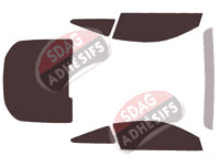 Kit film teinté Bmw Serie 8 (2) Coupée 2 portes (2019 - 2026)