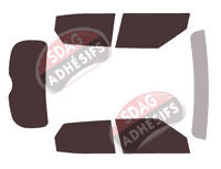 Kit film teinté Chevrolet Trailblazer (3) 5 portes (depuis 2020)