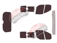 Kit film teinté Ford Custom Transit (1) Utilitaire 4 portes (2014 - 2023) Kit film teinté Ford Custom Transit (1) Utilitaire 4 portes (2014 - 2023)