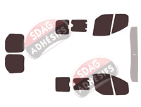 Kit film teinté Ford Custom Transit (1) Utilitaire 6 portes (2014 - 2023) Kit film teinté Ford Custom Transit (1) Utilitaire 6 portes (2014 - 2023)