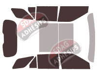 Kit film teinté Ford Explorer (6) 5 portes (depuis 2019)