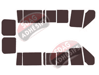 Kit film teinté Ford Transit (4) Court 5/6 portes (2000 - 2013)