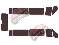 Kit film teinté Ford Transit (4) Long 5 portes (2000 - 2013)