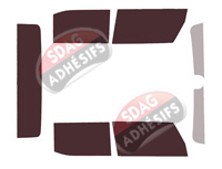 Kit film teinté Gmc Hummer EV (1) Pick-up 4 portes (depuis 2022)