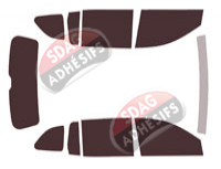 Kit film teinté Gmc Acadia (3) 5 portes (depuis 2024)