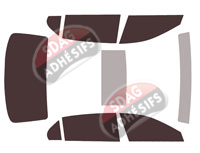 Kit film teinté Genesis G90 (1) Berline 4 portes (2016 - 2022)