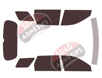 Kit film teinté Hyundai Palisade (1) 5 portes (2019 - 2025) Kit film teinté Hyundai Palisade (1) 5 portes (2019 - 2025)