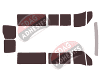 Kit film teinté Iveco Daily (3) Moyen 5 portes (1999 - 2014)