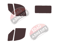 Kit film teinté Iveco Daily (6) Fourgon 4 portes (depuis 2014)