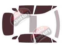 Kit film teinté Lexus RX (5) 5 portes (depuis 2023) Kit film teinté Lexus RX (5) 5 portes (depuis 2023)