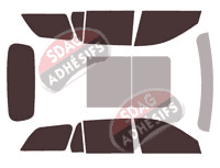 Kit film teinté Lincoln Aviator (2) 5 portes (2019 - 2026) Kit film teinté Lincoln Aviator (2) 5 portes (2019 - 2026)