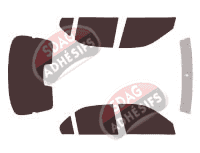 Kit film teinté MG ZS 5 portes (2001 - 2005) Kit film teinté MG ZS 5 portes (2001 - 2005)