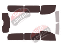 Kit film teinté Opel Vivaro (C) Long 4/5 p portes (depuis 2019) Kit film teinté Opel Vivaro (C) Long 4/5 p portes (depuis 2019)