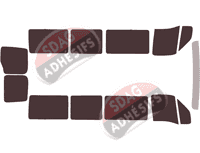 Kit film teinté Renault Master (2) Long 4 portes (1997 - 2010) Kit film teinté Renault Master (2) Long 4 portes (1997 - 2010)