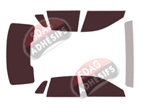 Kit film teinté Rolls Ghost (2) Berline 4 portes (depuis 2020)