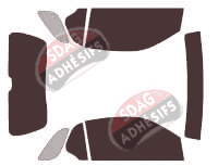 Kit film teinté Smart ForTwo (1) Coupe 3 portes (1998 - 2007) Kit film teinté Smart ForTwo (1) Coupe 3 portes (1998 - 2007)