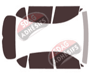 Kit film teinté Subaru B9 Tribeca 5 portes (2005 - 2008)