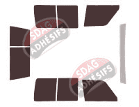 Kit film teinté Toyota Land Cruiser (7) LJ70 2 Portes Arriéres 4 portes (1985 - 1996) Kit film teinté Toyota Land Cruiser (7) LJ70 2 Portes Arriéres 4 portes (1985 - 1996)