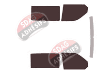 Kit film teinté Volkswagen Transporter T6 (6) Utilitaire 5/6 portes (depuis 2015)