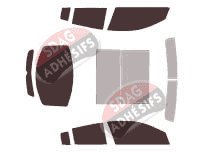 Kit film teinté Acura ZDX 5 portes (2009 - 2013)
