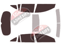 Kit film teinté Acura RDX (2) 5 portes (2012 - 2018)