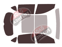 Kit film teinté Acura RDX (3) 5 portes (depuis 2018) Kit film teinté Acura RDX (3) 5 portes (depuis 2018)