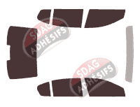 Kit film teinté Acura RLX (1) Berline 4 portes (2013 - 2020)