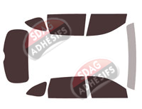 Kit film teinté Acura MDX (4) 5 portes (depuis 2021) Kit film teinté Acura MDX (4) 5 portes (depuis 2021)