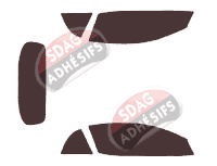 Kit film teinté Aston Martin DBS Volante Cabriolet 2 portes (2008 - 2013)