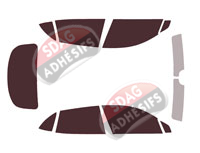 Kit film teinté Aston Martin DBX (1) 5 portes (depuis 2021) Kit film teinté Aston Martin DBX (1) 5 portes (depuis 2021)