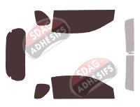 Kit film teinté Aston Martin Cygnet 3 portes (2011 - 2013)
