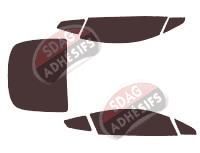 Kit film teinté Aston Martin Vantage (1) V8 Coupé 2 portes (2005 - 2018)
