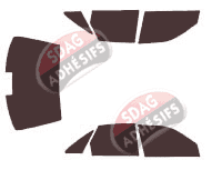 Kit film teinté Audi 100 (4) Berline 4 portes (1990 - 1994)
