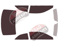 Kit film teinté Audi A5 (2) Coupe 2 portes (2016 - 2024) Kit film teinté Audi A5 (2) Coupe 2 portes (2016 - 2024)