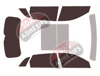 Kit film teinté Audi E-Tron (1) 5 portes (depuis 2019)