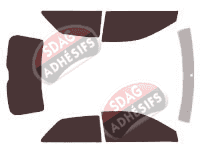 Kit film teinté Audi A3 (2) 3 portes (2003 - 2012) Kit film teinté Audi A3 (2) 3 portes (2003 - 2012)