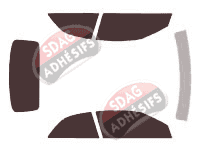 Kit film teinté Audi A3 (2) Cabriolet 2 portes (2008 - 2014) Kit film teinté Audi A3 (2) Cabriolet 2 portes (2008 - 2014)